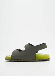 Sandales/Nu pieds vert KICKERS pour garçon seconde vue