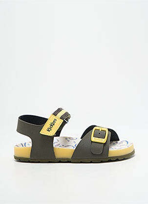 Sandales/Nu pieds vert KICKERS pour garçon