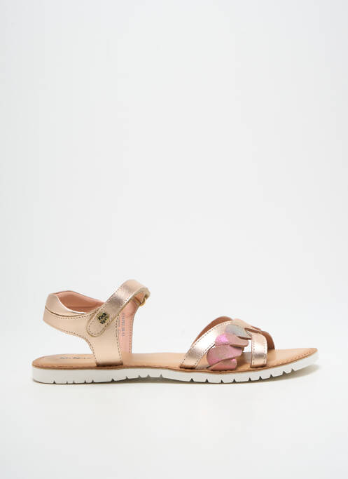 Sandales/Nu pieds rose KICKERS pour fille