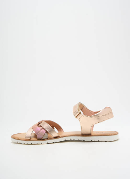 Sandales/Nu pieds rose KICKERS pour fille