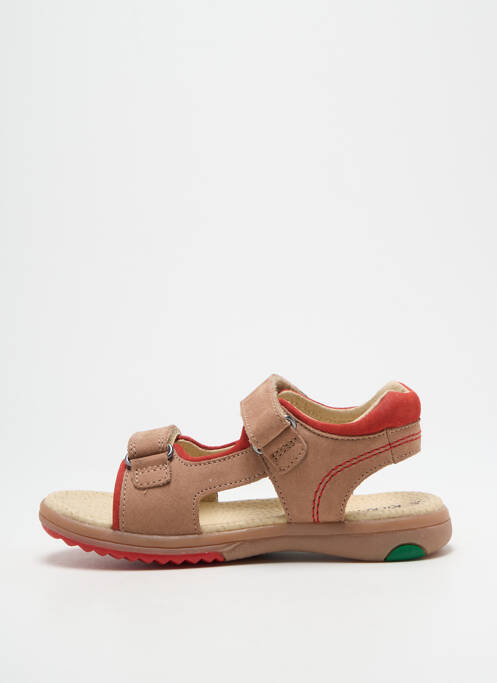 Sandales/Nu pieds beige KICKERS pour garçon