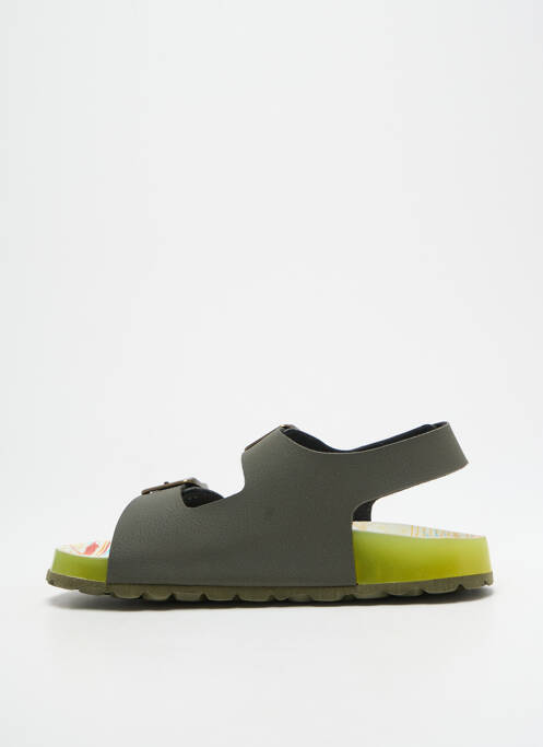 Sandales/Nu pieds vert KICKERS pour garçon