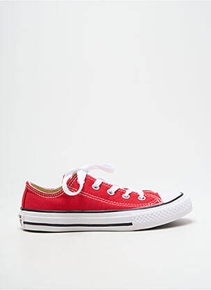Baskets bout rond bout rond rouge CONVERSE enfant