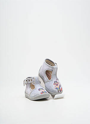Chaussons/pantoufles voute plantaire bout rond gris BELLAMY garçon
