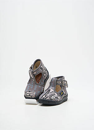 Chaussons/pantoufles voute plantaire bout rond gris BELLAMY garçon