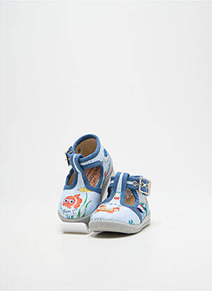 Chaussons/pantoufles voute plantaire bout rond bleu BELLAMY garçon