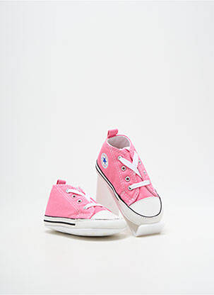 Chaussons/pantoufles bout rond bout rond rose CONVERSE fille