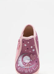 Chaussons/Pantoufles rose BELLAMY pour fille seconde vue