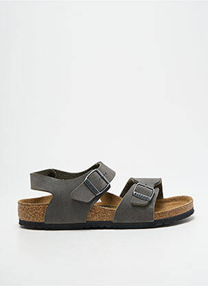Sandales/Nu pieds gris BIRKENSTOCK pour fille