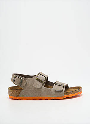 Sandales/Nu pieds gris BIRKENSTOCK pour garçon