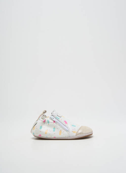 Chaussons/Pantoufles blanc ROBEEZ pour fille