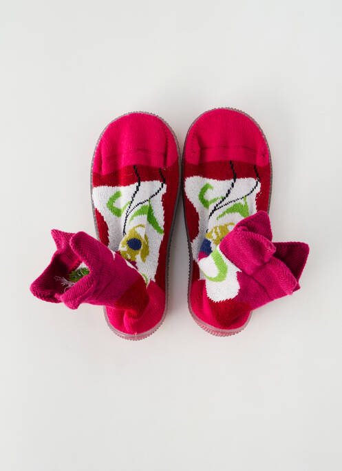 Chaussons/Pantoufles rose BERTHE AUX GRANDS PIEDS pour fille