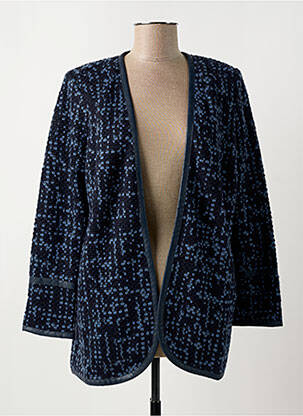 Veste casual coupe droite bleu D.SPORT femme