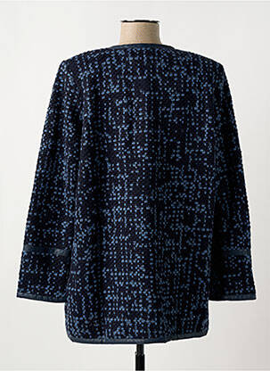 Veste casual coupe droite bleu D.SPORT femme