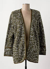 Veste casual coupe droite vert D.SPORT femme
