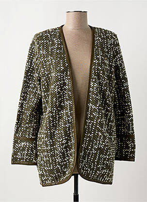 Veste casual coupe droite vert D.SPORT femme