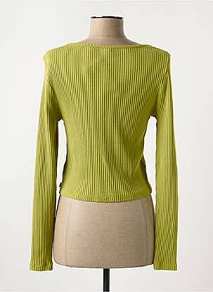 Gilet manches longues col rond vert LEVI'S femme