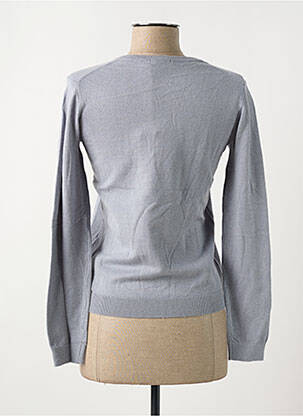 Pull coupe cintrée manches longues gris COMPAGNIA DEL CACHEMIRE femme