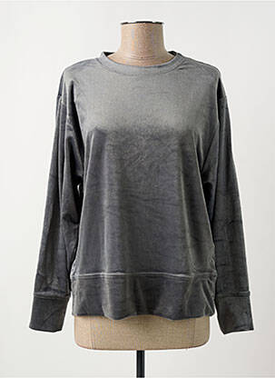 Sweat-shirt stretch manches longues gris FILA femme