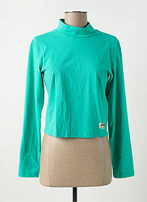 T-shirt stretch manches longues vert FILA femme