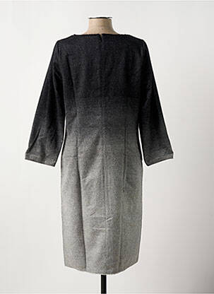 Robe mi-longue manches longues manches longues noir D.SPORT femme