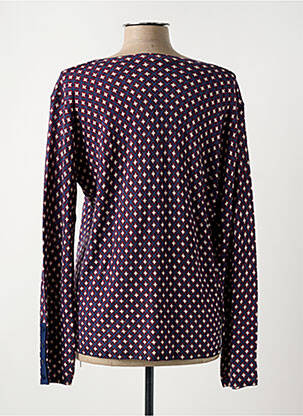T-shirt manches longues manches longues bleu DEVERNOIS femme