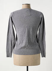 Gilet manches longues gris CASHMERE COMPANY pour femme seconde vue