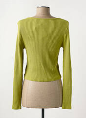 Gilet manches longues vert LEVIS pour femme seconde vue