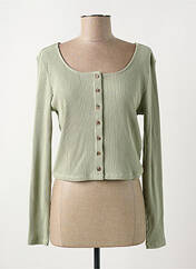 Gilet manches longues vert fonce LEVIS pour femme seconde vue