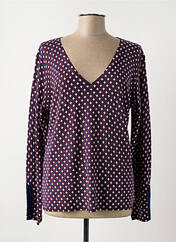 T-shirt bleu DEVERNOIS pour femme seconde vue