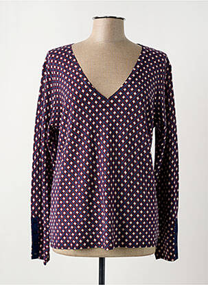 T-shirt bleu DEVERNOIS pour femme