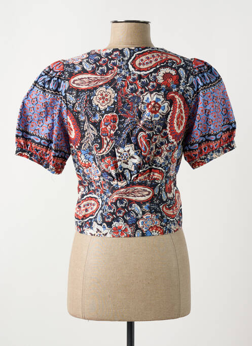 Chemisier bleu LA FEE MARABOUTEE pour femme