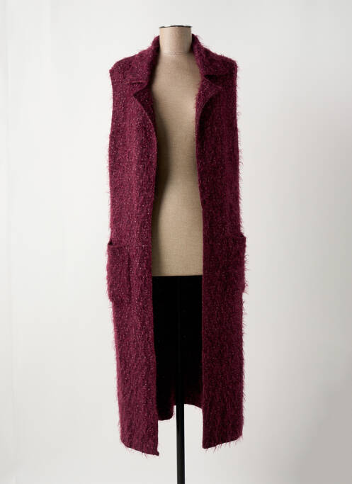 Gilet sans manche violet CLAUDIUS pour femme