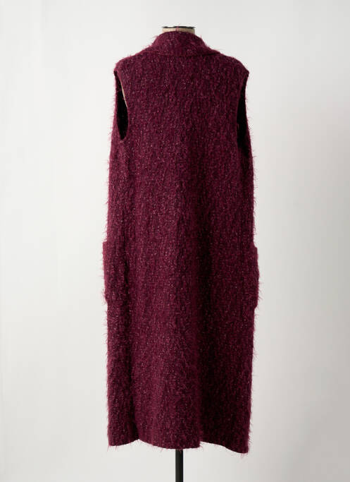 Gilet sans manche violet CLAUDIUS pour femme