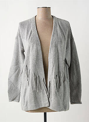 Gilet manches longues manches longues gris D.SPORT femme