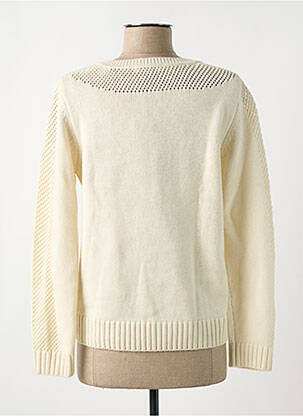 Pull coupe droite manches longues beige D.SPORT femme