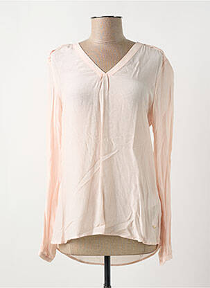 Tunique manches longues col v rose TOMMY HILFIGER femme