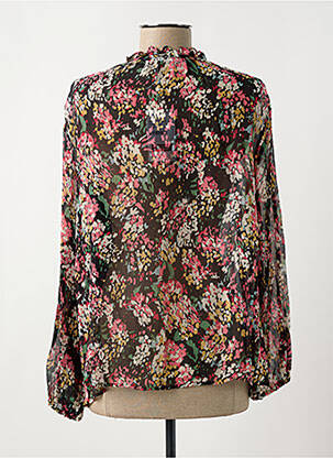 Blouse légère et transparente manches longues noir COMPTOIR DES COTONNIERS femme