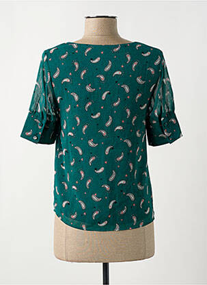 Blouse légère et transparente manches courtes vert I.CODE (By IKKS) femme