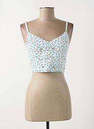 Top manches bretelles ajustables fines bretelles bleu TOMMY HILFIGER femme