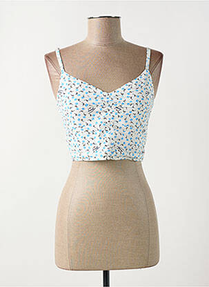 Top manches bretelles ajustables fines bretelles bleu TOMMY HILFIGER femme