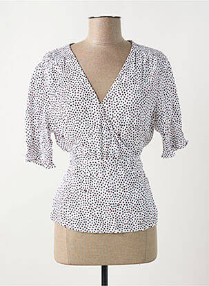 Gilet cache-cœur blanc TOMMY HILFIGER pour femme