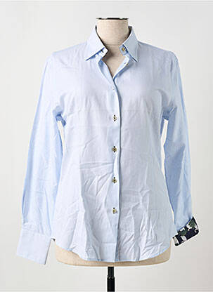 Chemisier bleu COTON DOUX pour femme