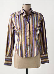 Chemisier violet COTON DOUX pour femme seconde vue