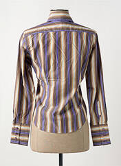 Chemisier violet COTON DOUX pour femme seconde vue