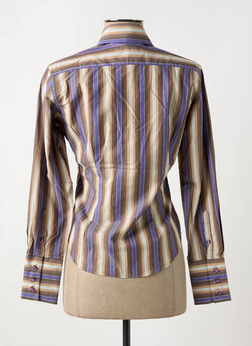 Chemisier violet COTON DOUX pour femme