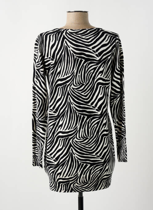 Pull tunique noir SO ABSOLUE pour femme