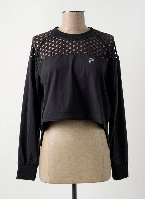Sweat-shirt noir FILA pour femme
