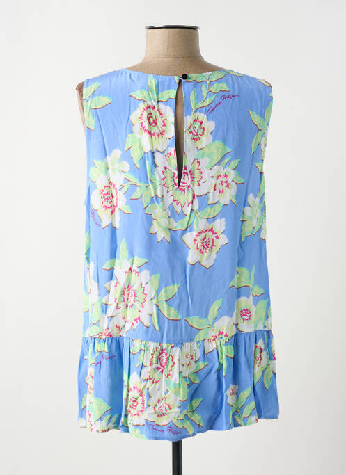 Top bleu TOMMY HILFIGER pour femme