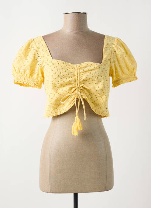 Top jaune PEPE JEANS pour femme